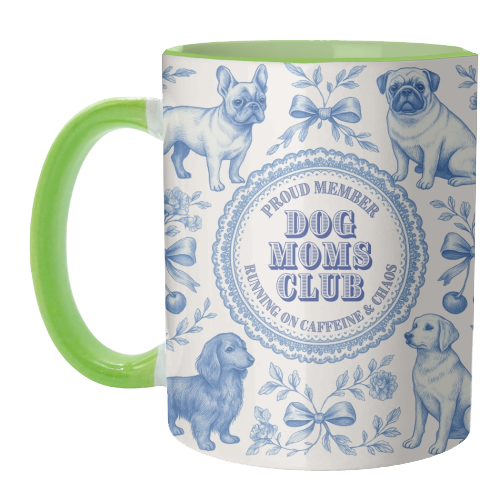 Dog Moms Club - For the Mom's - unique mug by Lilly Rose