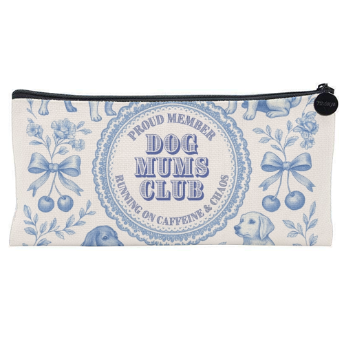 Dog Mums Club - flat pencil case by Lilly Rose