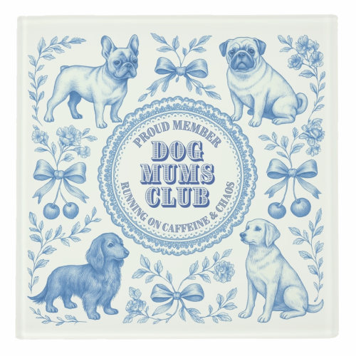 Dog Mums Club - personalised beer coaster by Lilly Rose
