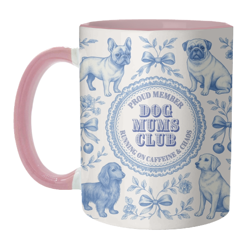 Dog Mums Club - unique mug by Lilly Rose