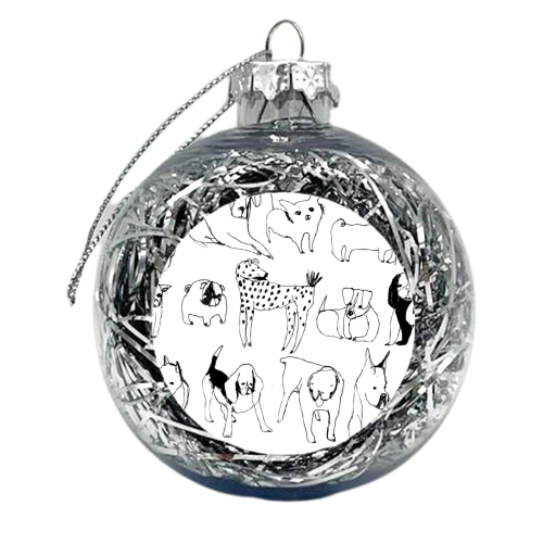 Dog Plate - xmas bauble by Freja Erixån