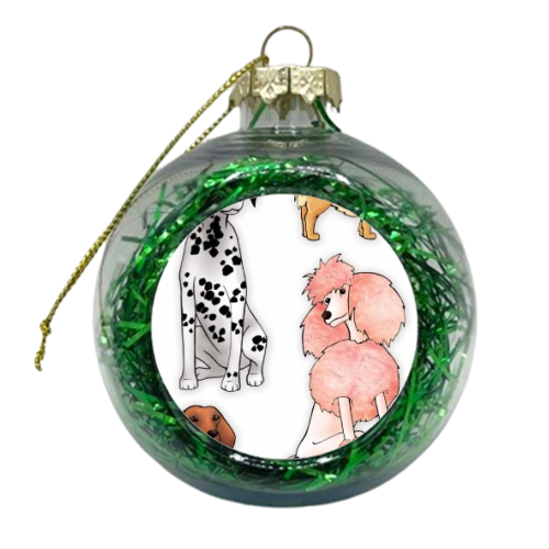Doggies - xmas bauble by Georgie Fearns