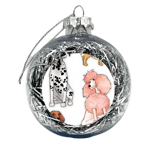 Doggies - xmas bauble by Georgie Fearns