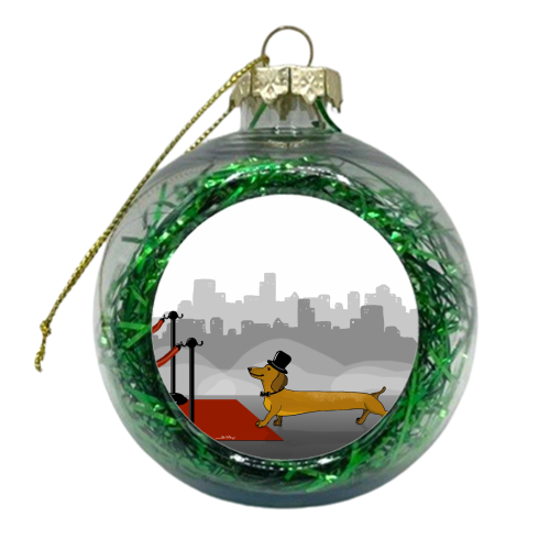 Doggo VIP nights  - xmas bauble by Saad Naqvi