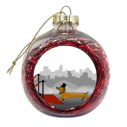 Doggo VIP nights  - xmas bauble by Saad Naqvi