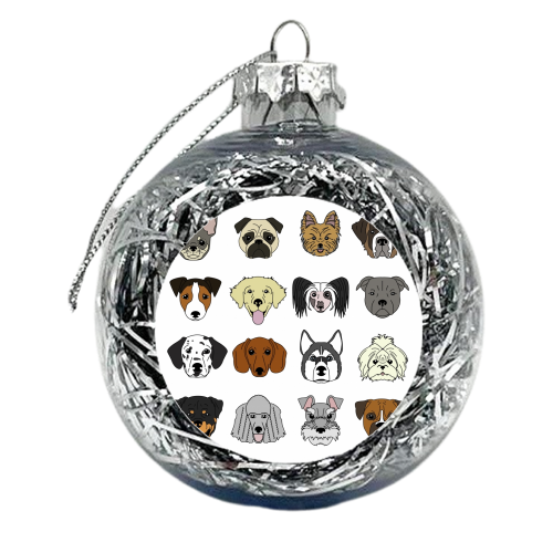 Dogs - xmas bauble by Kitty & Rex Designs