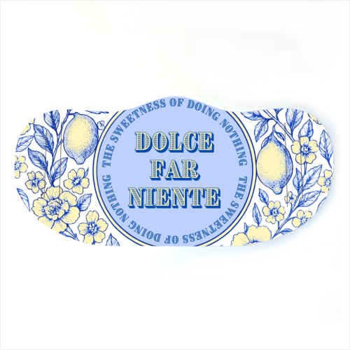 Dolce far niente - face cover mask by Lilly Rose