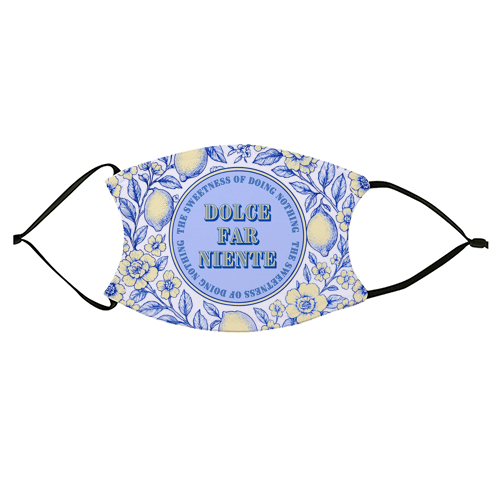 Dolce far niente - face cover mask by Lilly Rose