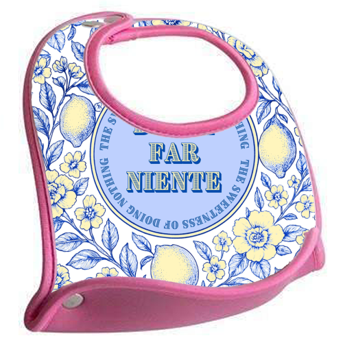 Dolce far niente - feeding bib by Lilly Rose