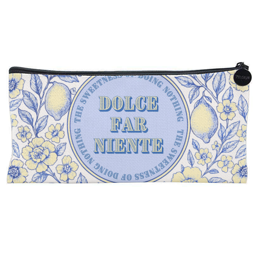 Dolce far niente - flat pencil case by Lilly Rose