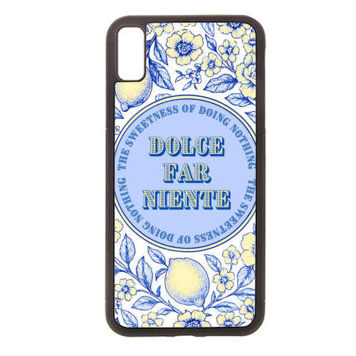 Dolce far niente - stylish phone case by Lilly Rose
