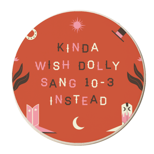 Dolly 10-3 - personalised beer coaster by Tea Filipi