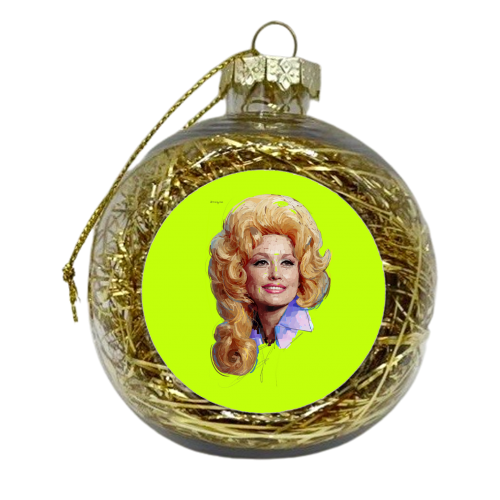Dolly - xmas bauble by Beverley Rae