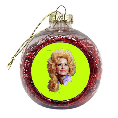 Dolly - xmas bauble by Beverley Rae