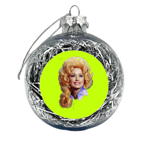 Dolly - xmas bauble by Beverley Rae