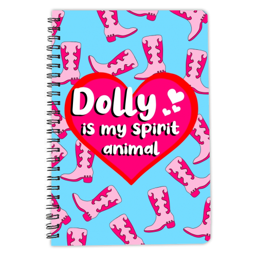 Dolly Is My Spirit Animal - personalised A4, A5, A6 notebook by Eloise