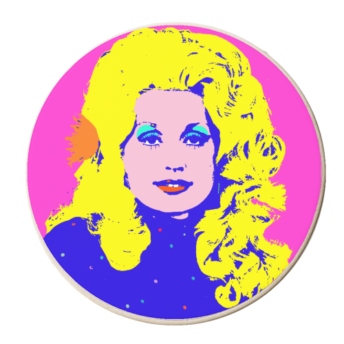 Dolly - personalised beer coaster by Wallace Elizabeth