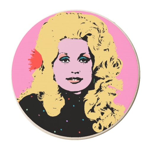 Dolly - personalised beer coaster by Wallace Elizabeth