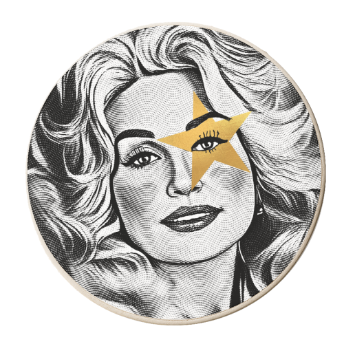 Dolly Star - personalised beer coaster by DOLLY WOLFE