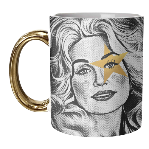 Dolly Star - unique mug by DOLLY WOLFE