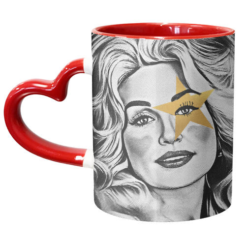 Dolly Star - unique mug by DOLLY WOLFE
