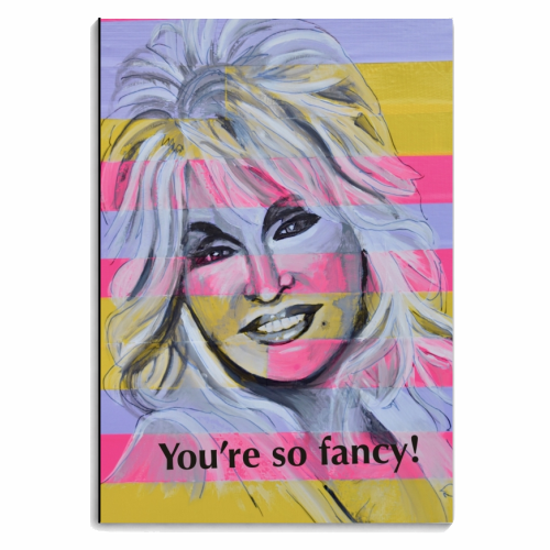 Dolly : You're so fancy! - personalised A4, A5, A6 notebook by Kirstie Taylor