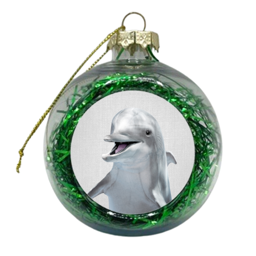 Dolphin - Colorful - xmas bauble by Gal Design
