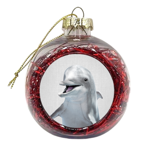 Dolphin - Colorful - xmas bauble by Gal Design