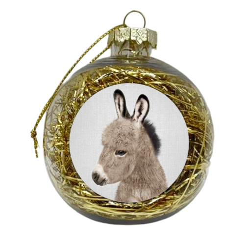 Donkey - xmas bauble by Gal Design