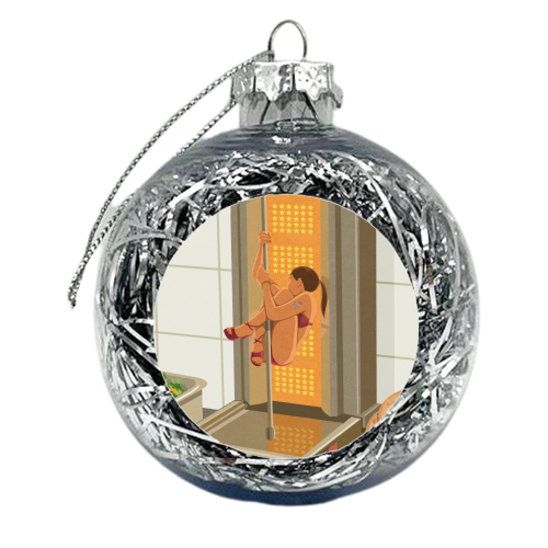 Donna kebab - xmas bauble by John Holcroft