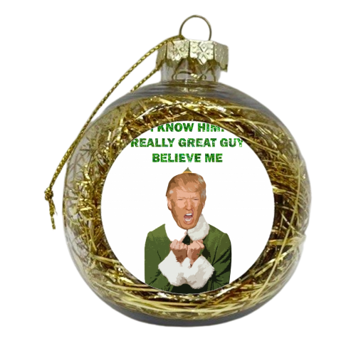 DONNY THE ELF - xmas bauble by Wallace Elizabeth