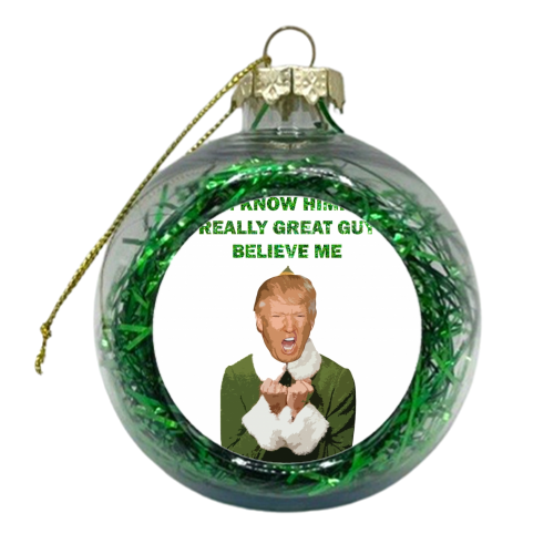 DONNY THE ELF - xmas bauble by Wallace Elizabeth