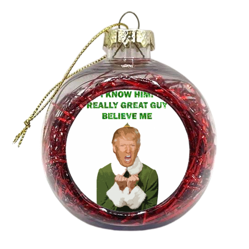 DONNY THE ELF - xmas bauble by Wallace Elizabeth