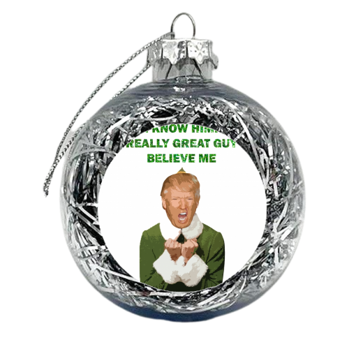 DONNY THE ELF - xmas bauble by Wallace Elizabeth