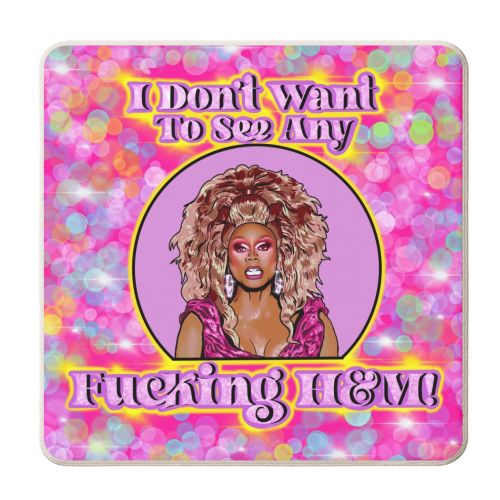Don't Be A Drag, Just Be A Queen - personalised beer coaster by Wallace Elizabeth