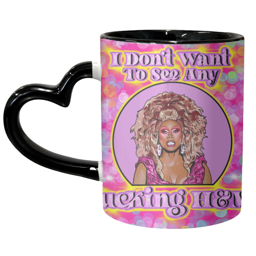Don't Be A Drag, Just Be A Queen - unique mug by Wallace Elizabeth