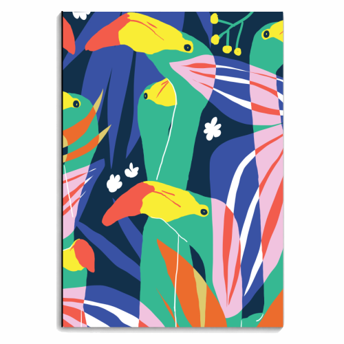 Don't Give a Flock - personalised A4, A5, A6 notebook by Uma Prabhakar Gokhale