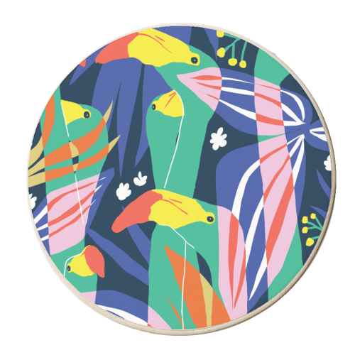 Don't Give a Flock - personalised beer coaster by Uma Prabhakar Gokhale