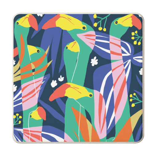 Don't Give a Flock - personalised beer coaster by Uma Prabhakar Gokhale