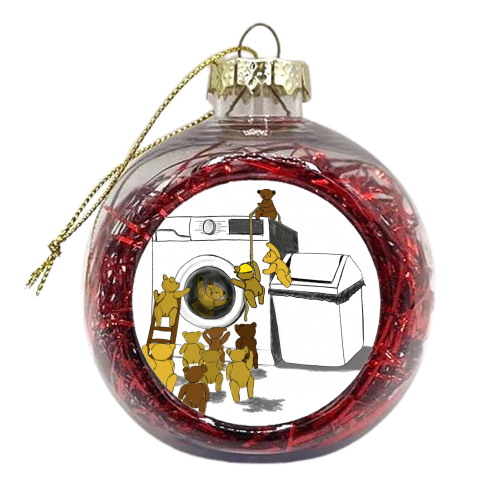 Don't Go Down to the Woods today - xmas bauble by Mike Soper