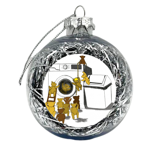 Don't Go Down to the Woods today - xmas bauble by Mike Soper