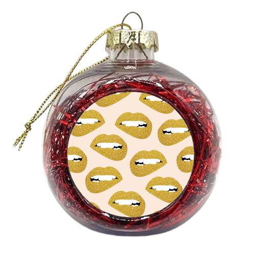 Don't Speak Evil - xmas bauble by Uma Prabhakar Gokhale