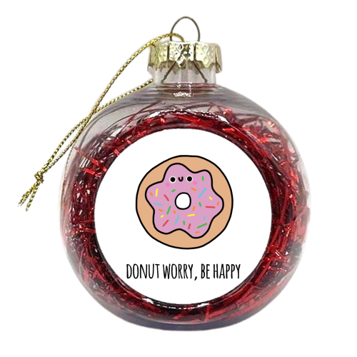 Donut - xmas bauble by Mombi & Ted