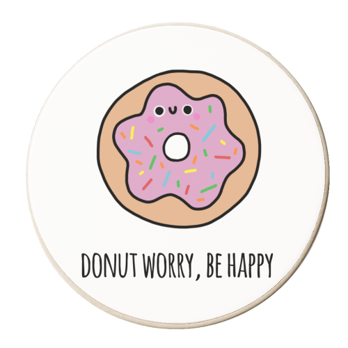 Donut - personalised beer coaster by Mombi & Ted