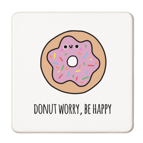 Donut - personalised beer coaster by Mombi & Ted