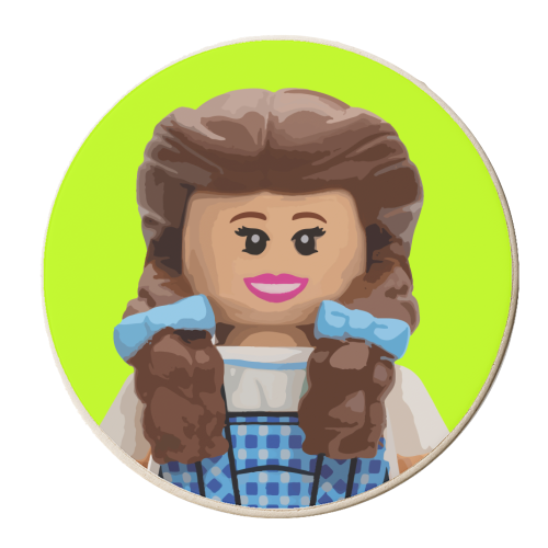 Dorothy Over the Rainbow - personalised beer coaster by David Bond