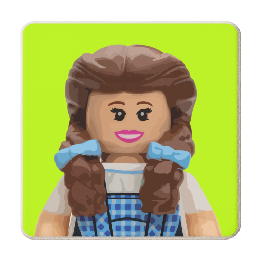 Dorothy Over the Rainbow - personalised beer coaster by David Bond