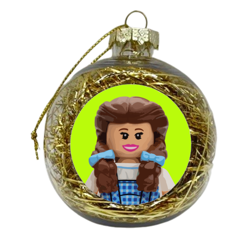 Dorothy Over the Rainbow - xmas bauble by David Bond
