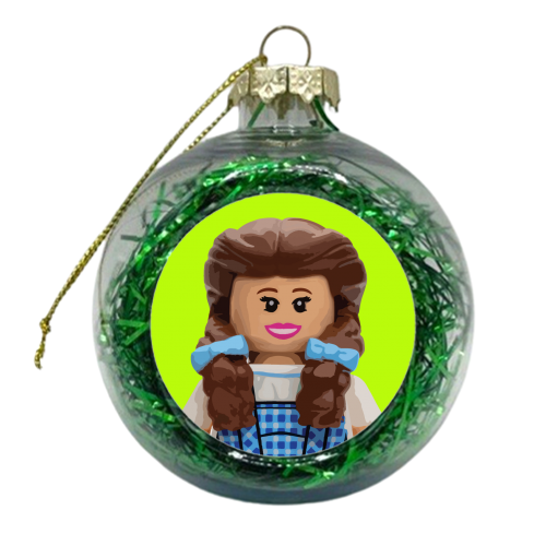 Dorothy Over the Rainbow - xmas bauble by David Bond