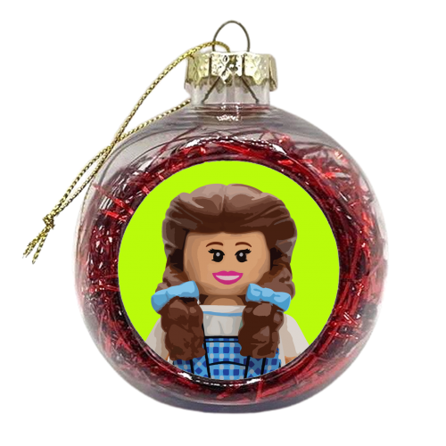 Dorothy Over the Rainbow - xmas bauble by David Bond